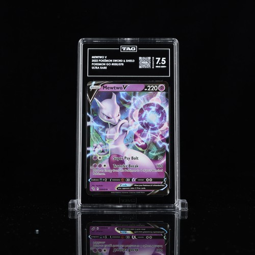 Mewtwo V graded TAG 7.5 for sale on eBay