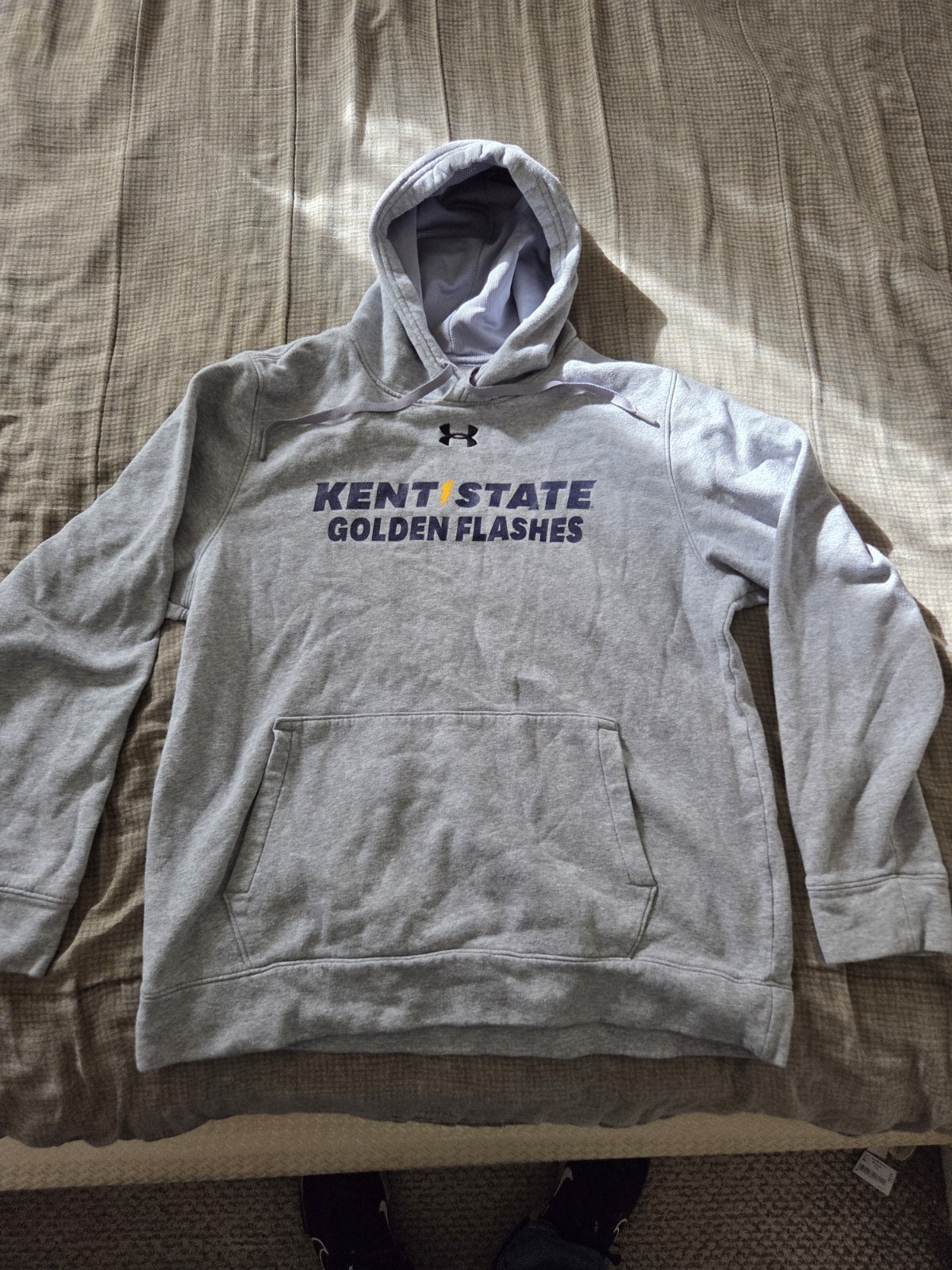 Gray Under Armour Kent State Golden Flashes Hoodie Men's Size M