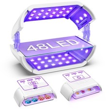 UV Light for Resin 48W 48 LEDs Large Double-Sided 360 48 LEDS, 48LEDS
