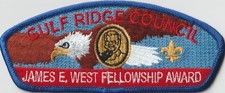 Gulf Ridge Council FL James E. West Fellowship Award CSP Blue Bdr (AR6385)