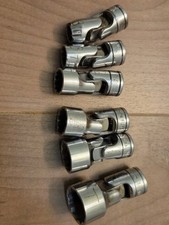 Snap On Fu 6 Pc 12 Point Swivel Flex Universal Socket Set 716 34 Fu14-24 Snap On Fu 6 Pc 12 Point Swivel Flex Universal Socket Set 716 34 Fu14-24