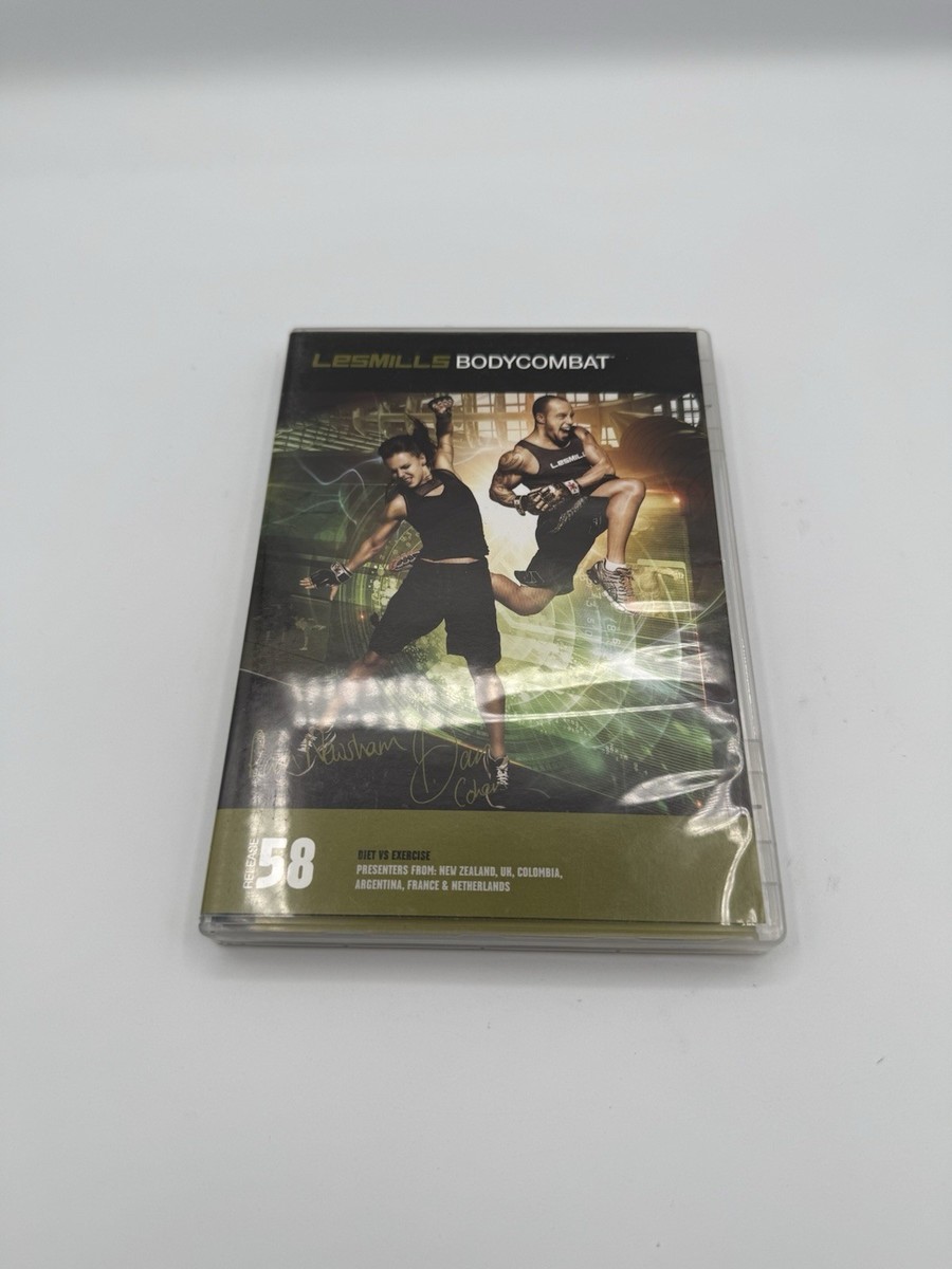 BODYCOMBAT　DVD　CD Les Mills BODYCOMBAT Body Combat 58 DVD + CD Home Fitness Cardio