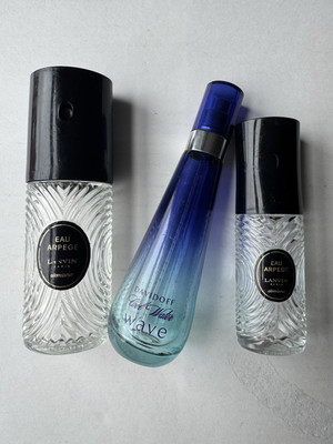 Restposten 3 x leere Parfum Flakons Eau Arpege Lanvin & Davidoff Cool Wave Konvolut 