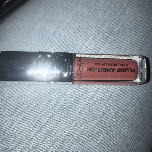 L'Oréal Plump Ambition Hyaluron Lip Oil – 650Nude Macaron, 24HR Care - Picture 2 of 4