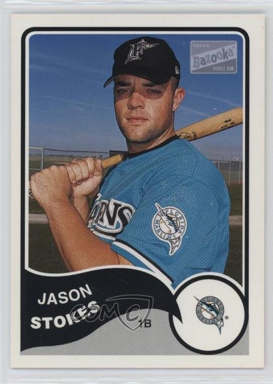 2003 Topps Bazooka Jason Stokes #131 11pj