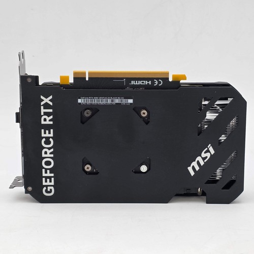 MSI GeForce RTX 4060 8GB GDDR6 Graphics Card VENTUS 2X BLACK 8G OC - Picture 2 of 4