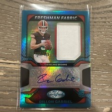 2025 Panini Certified - Freshman Fabric Mirror Signatures Dillon Gabriel...