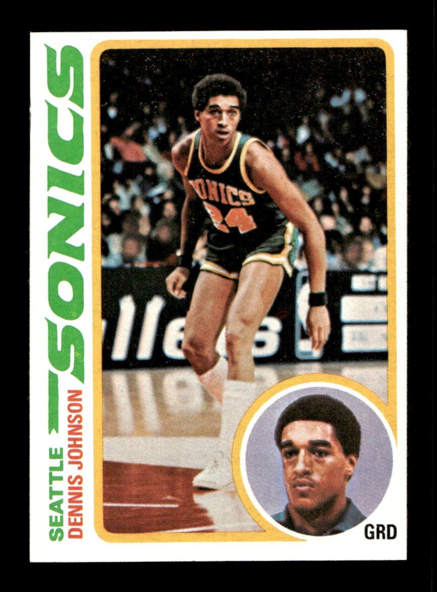 1978 79 Topps #78 Dennis Johnson SuperSonics VG-EX *8m