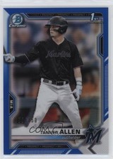 2021 Bowman Draft Chrome Blue Refractor 70/150 Tanner Allen #BDC-165 15r3
