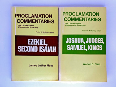 Proclamation Commentaries OT Fortress Press 2-Book Lot Ezekiel Isaiah Joshua