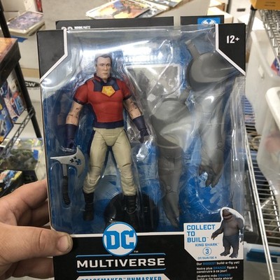 NEW - DC Multiverse Peacemaker Unmasked, Suicide Squad Build-A-Figure