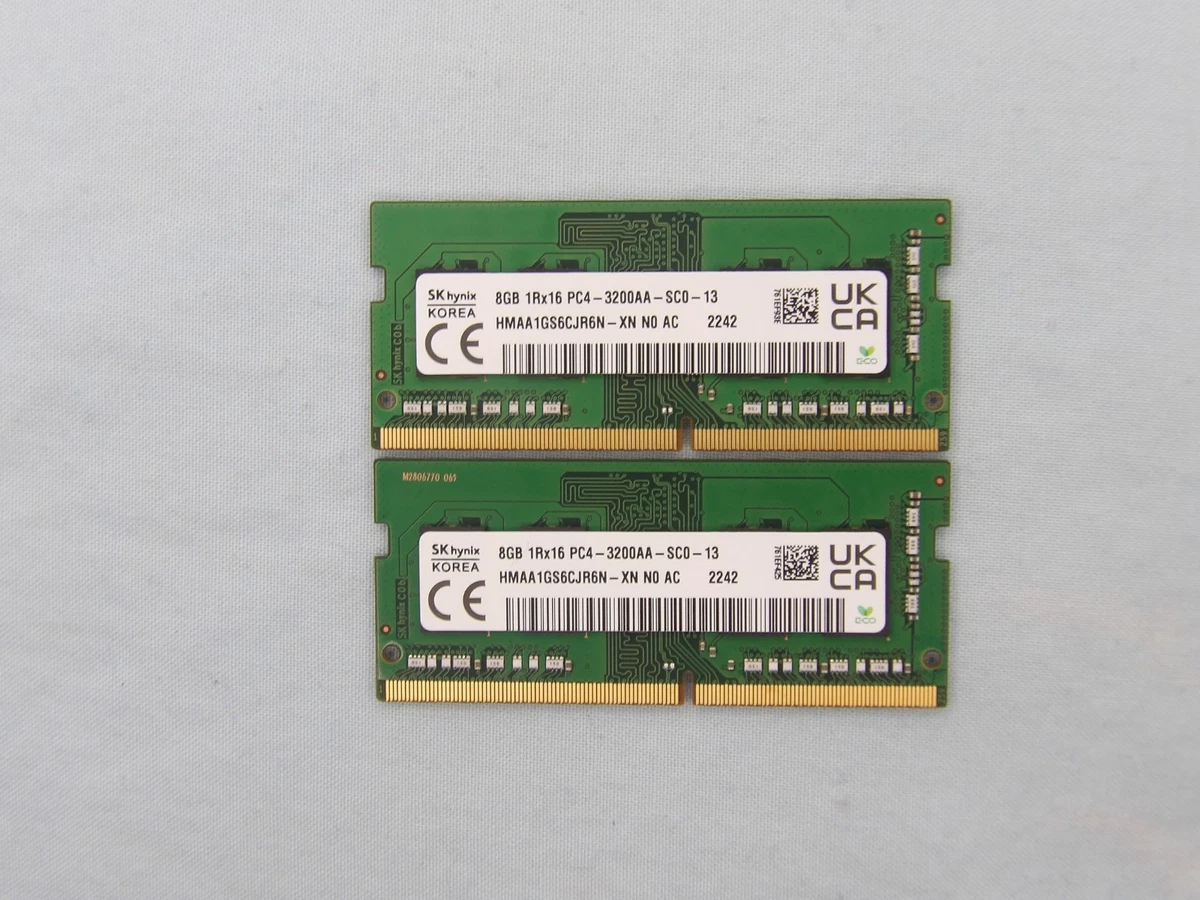 PC4-25600 (DDR4-3200) Bus Speed Computer RAM 8 GB Capacity per