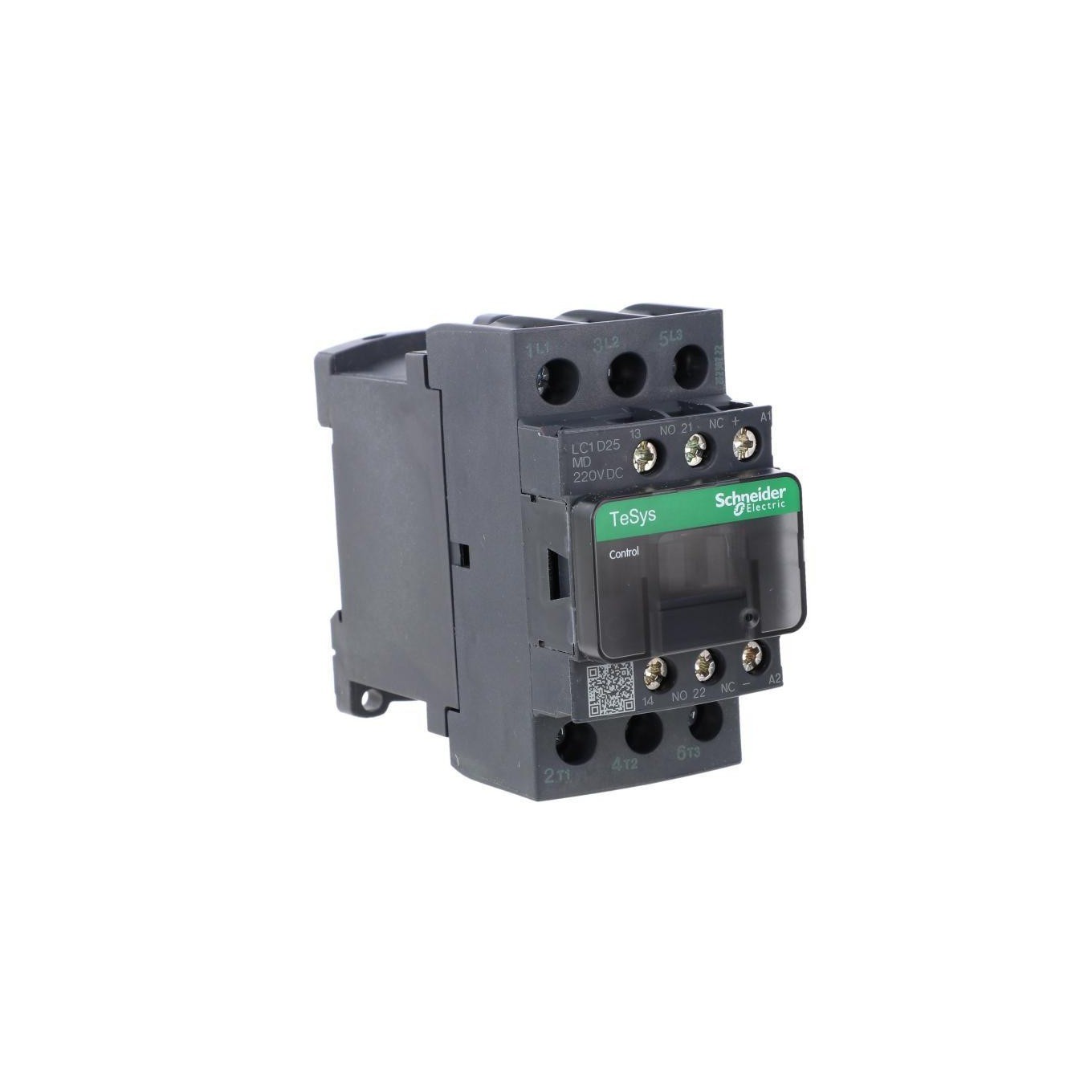 TeSys Deca Power Contactors 25A 3P 220V DC 1Z 1R LC1D25MD