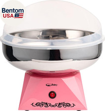 Cotton Candy Machine with Stainless Steel Bowl 2.0 - Cotton Candy Maker 10 Cones