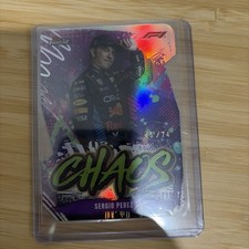 2024 Topps Finest Formula 1 Chaos Die-Cut Refractor 45/74 Sergio Perez  