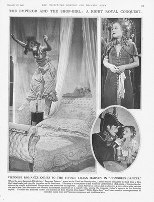 LILIAN HARVEY im Film ''Congress Dances'' - Vintage Print 1931