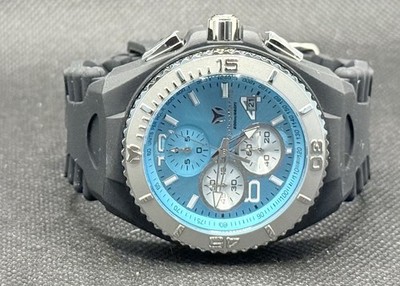 TechnoMarine Cruise JellyFish Men's Watch 46mm Black Teal TM