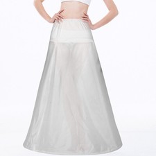 Durable Polyester Taffeta Petticoat for Wedding Dress Comfortable Elastic Waist