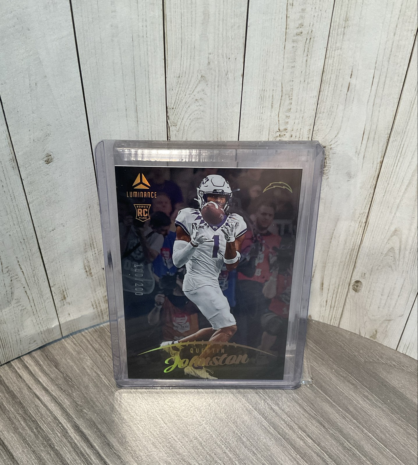 2023 Panini Luminance - Rookie Quentin Johnston #106 Gold /200 (RC) FB3
