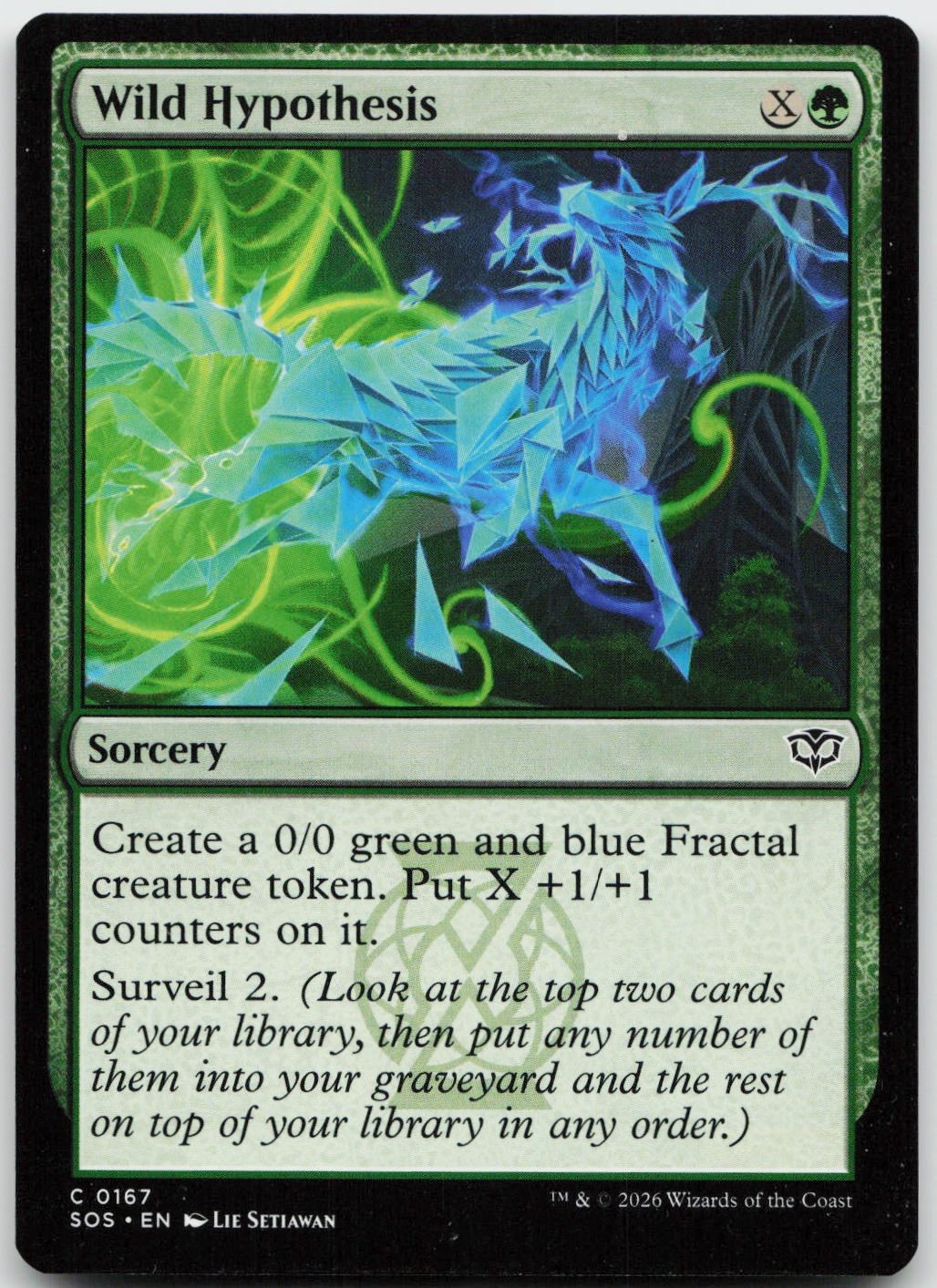 Wild Hypothesis [SOS - 167]NM