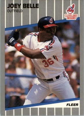 Joey Albert Belle RC 1989 Fleer Update #U-25 Cleveland Indians Rookie Card XRC