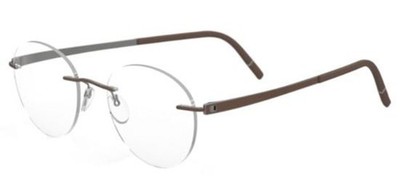 Silhouette Brille MOMENTUM 5529/EP GREYISH BAMBOO RUTHENIUM K 48/20