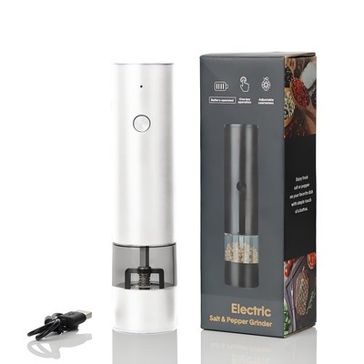 Electric Pepper Grinder,Electric Pepper Mill Grinder,Adjustable Coarseness,Ef...