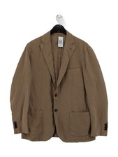 Boggi Men's Blazer XL Tan 100% Other Overcoat