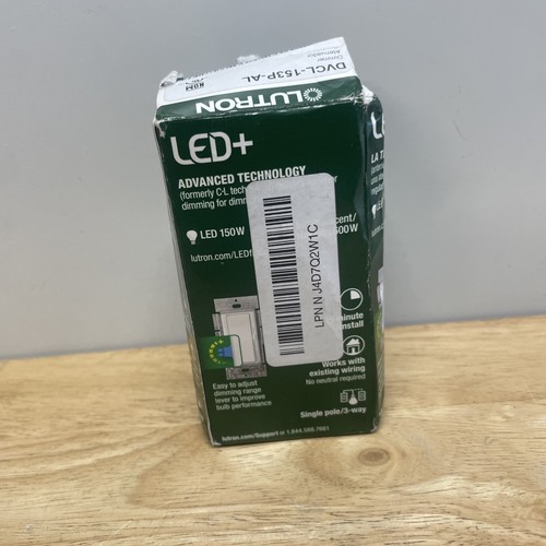 Lutron DVCL-153P-AL LED+ Dimmschalter 1er Pack Mandel (J1)