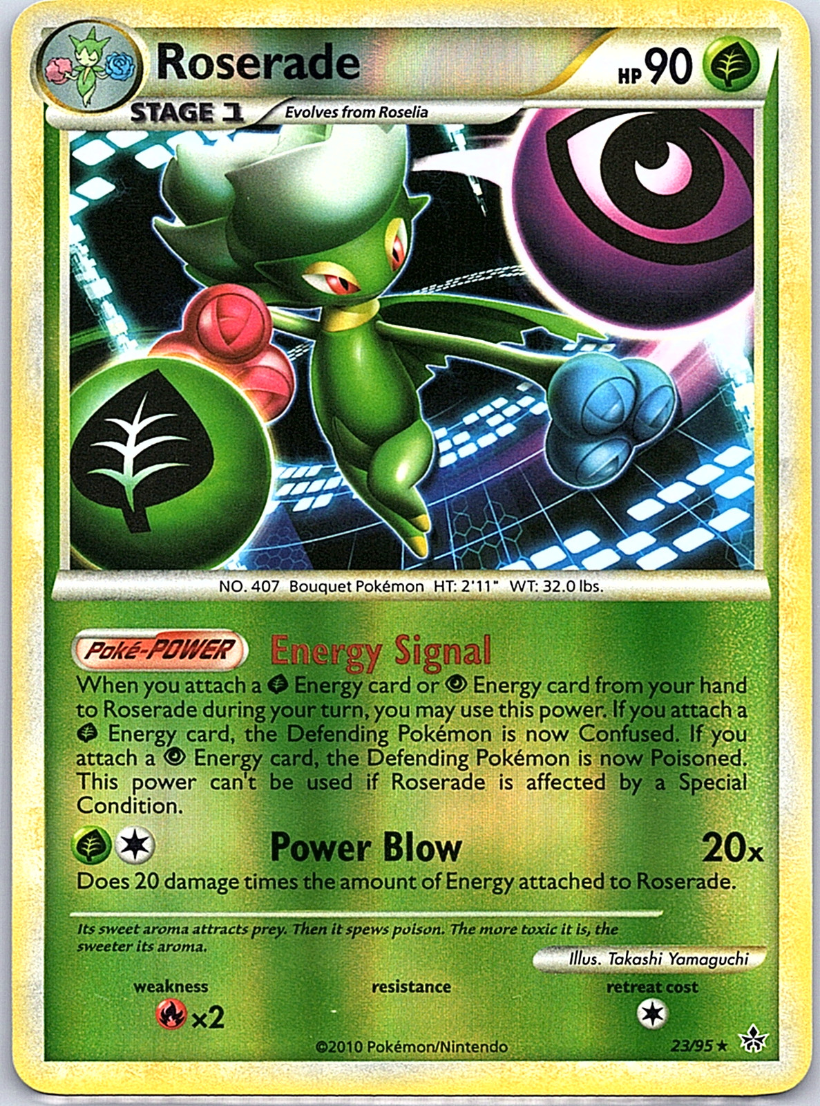 Roserade 23/95 Unleashed Reverse Holo LP