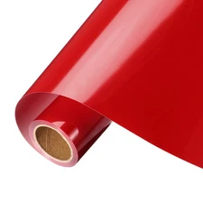 Red Permanent Vinyl, 10 Inch x 9.8ft Vinyl Roll