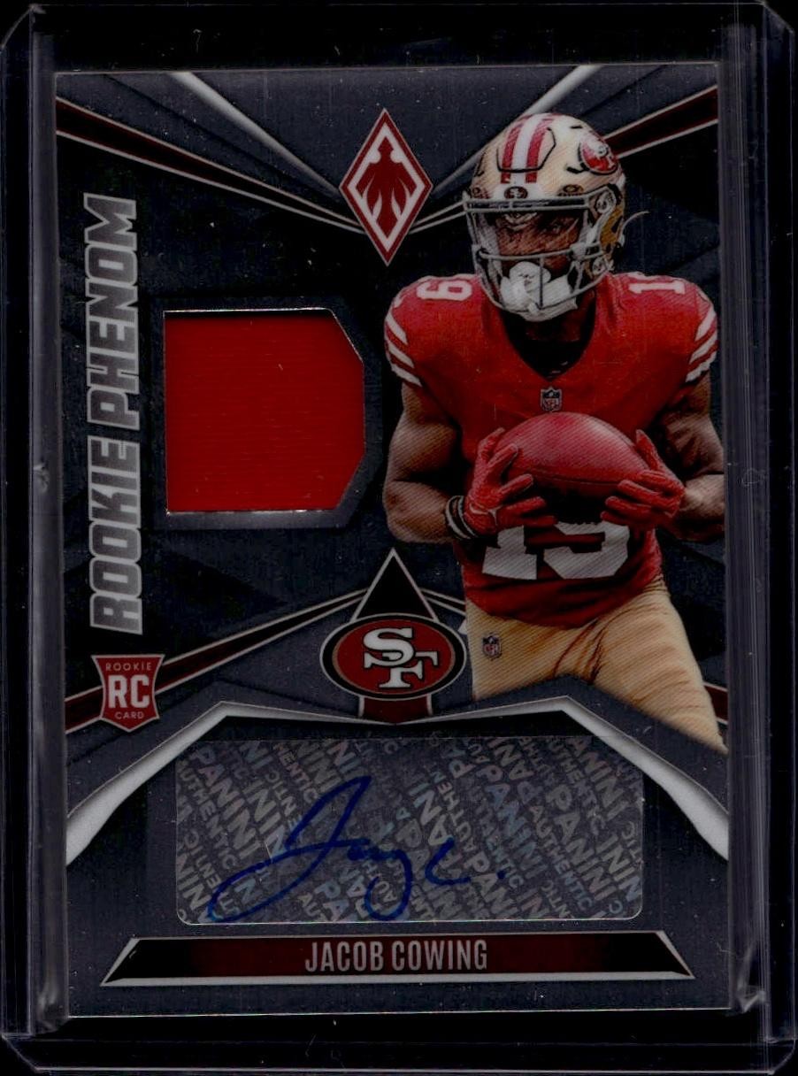 Jacob Cowing Panini Phoenix Rookie Phenoms Jersey Autographs #RPJAJCG Base