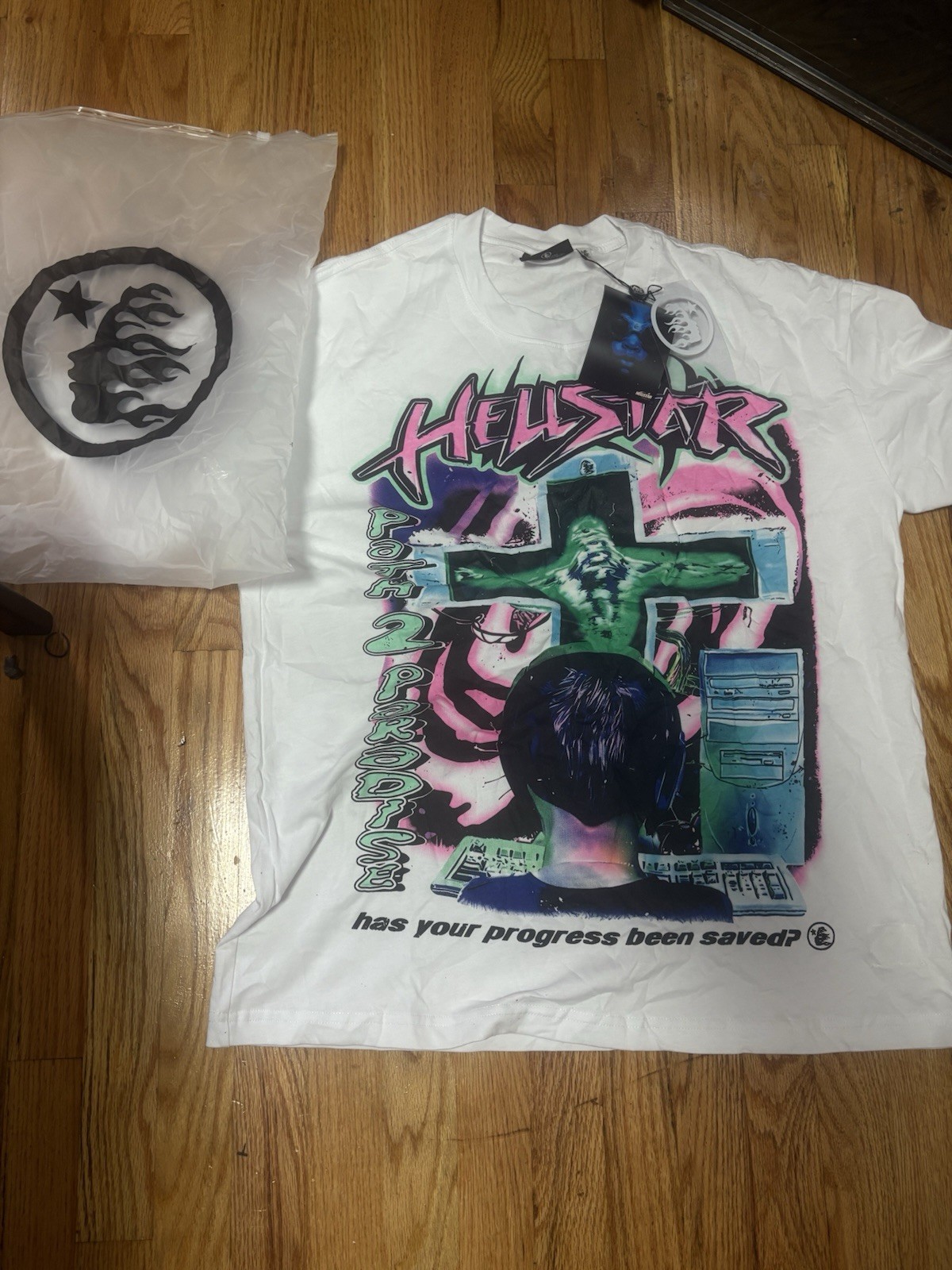 Hellstar Has Your Progress Been Saved Tee-Shirt- … - image 1