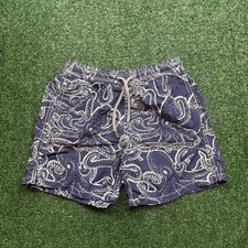 Vilebrequin Swim Trunks Youth Size 10 Blue Octopus Logo AOP BOYS