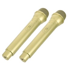 2 Pcs Fake Microphone Prop Kids Pretend Karaoke Performance Mode