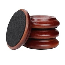 4 Pcs Solid Wood Upright Piano Caster Cups - Furniture Caster HL-13