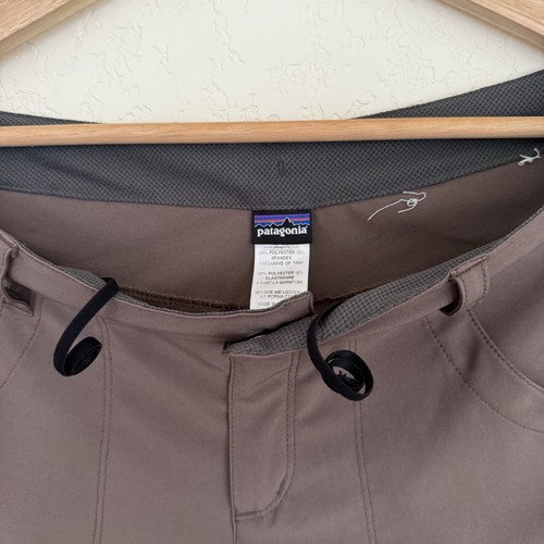 Patagonia Happy Hike Capri Pants Womens Size 10 Brown Stretch Lightweight Pocket - Picture 7 of 12