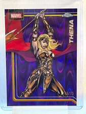 2026 Topps Chrome Marvel Thena Purple RayWave Refractor 46/75 #176