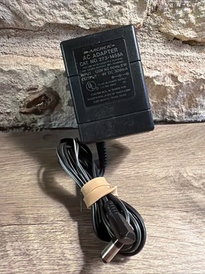 Vintage ARCHER Tandy Radio Shack - AC ADAPTER No 273-1455A - 9V DC - 300 mA - 8W