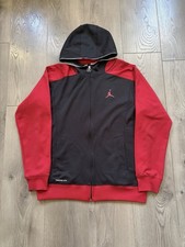 Nike Air Jordan Jumpman Therma Fit Full Zip Up Colorblock Hoodie Youth Size XL