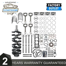 For Hyundai Kia 2.4L G4KJ Engine Rebuild Kit Crankshaft & Conrods & Bearing Set