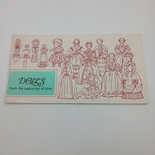 Horsman Dolls Small Booklet Dolls from the Beginning of Time Doll History 1974