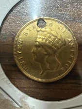 1874 $3 Gold Piece