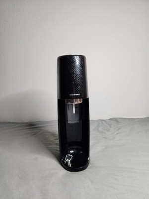SodaStream SPT-001 Sparkling Water Maker Machine Black Portable Tested EUC
