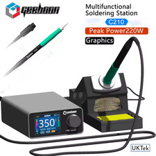 GEEBOON 240W TC22 soldering solder station C115 kit with Chisel tip and stand