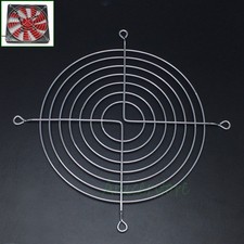 Fan Grill Protective Finger Guard Steel Mesh w/ Cable Ties For 140mm PC Case Fan
