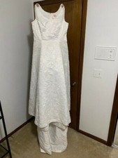 David's Bridal white wedding dress, pre owned, size 18