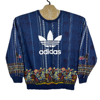 Adidas Originals X Farm Rio Cirandeira Sweatshirt Damen Große 18 Blumen Pullover