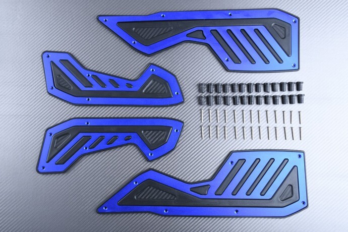 Repose-pieds Yamaha NMAX 155 en aluminium pour améliorer la stabilité des pieds en ville