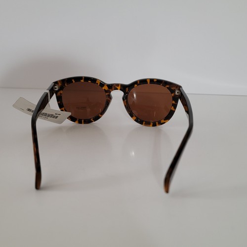 Icon Eyewear Women's Sunglasses 100% UV Protection Brown Animal Print New - 第 3/6 張圖片